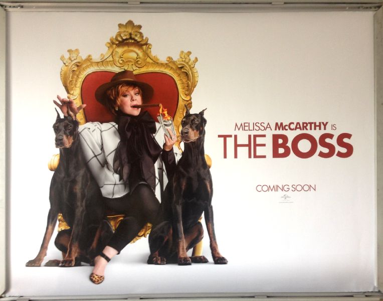 Cinema Poster: BOSS, THE 2016 (Advance Quad) Melissa McCarthy Kristen Bell Cinema Poster: BOSS, THE 2016 (Advance Quad) Melissa McCarthy Kristen Bell