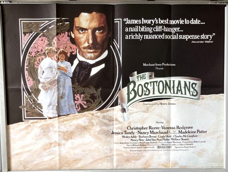 Cinema Poster: BOSTONIANS, THE (Quad) Christopher Reeve Vanessa Redgrave Cinema Poster: BOSTONIANS, THE (Quad) Christopher Reeve Vanessa Redgrave