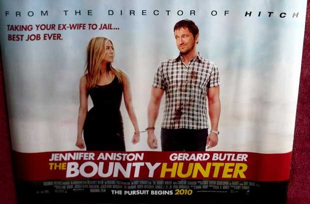 BOUNTY HUNTER, THE: Main UK Quad Film Poster