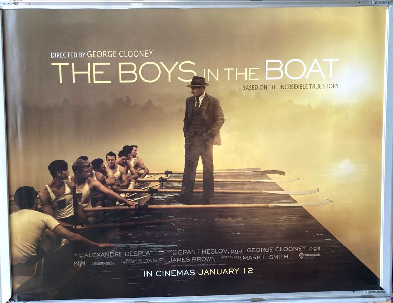 Cinema Poster: BOYS IN THE BOAT, THE 2023 (Quad) George Clooney Joel Edgerton Cinema Poster: BOYS IN THE BOAT, THE 2023 (Quad) George Clooney Joel Edgerton