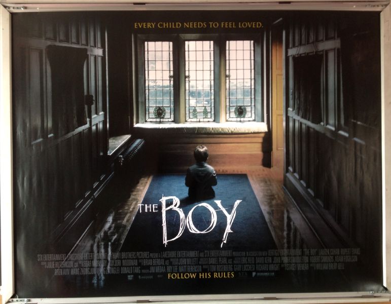 Cinema Poster: BOY, THE 2016 (Quad) Lauren Cohan Rupert Evans James Russell