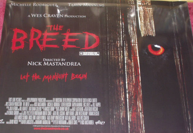 BREED, THE: Main UK Quad Film Poster