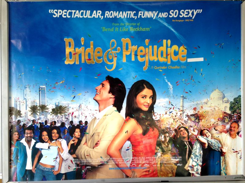 Cinema Poster: BRIDE AND PREJUDICE 2004 (Quad) Aishwarya Rai Gurinder Chadha Cinema Poster: BRIDE AND PREJUDICE 2004 (Quad) Aishwarya Rai Gurinder Chadha
