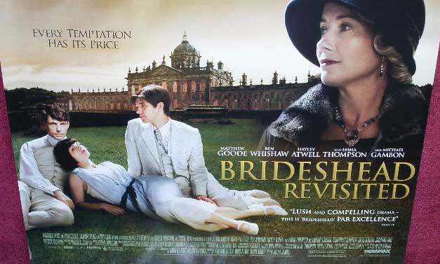 BRIDESHEAD REVISITED: Main UK Quad Film Poster BRIDESHEAD REVISITED: Main UK Quad Film Poster