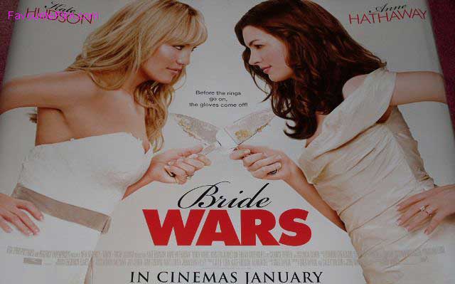 BRIDE WARS: Main UK Quad Film Poster