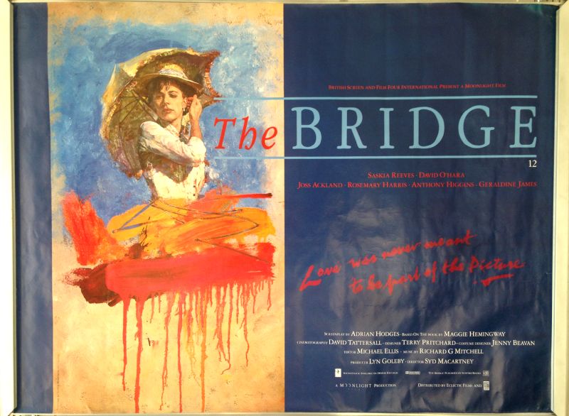 Cinema Poster: BRIDGE, THE 1992 (Quad) Saskia Reeves David O'Hara