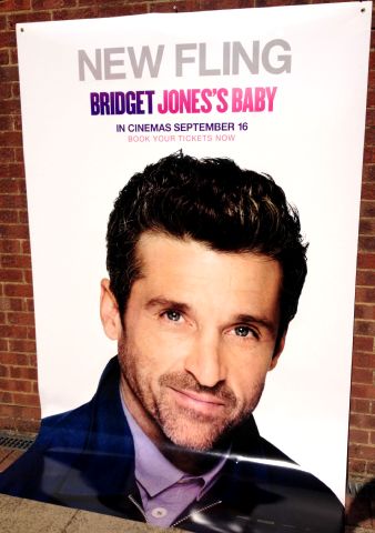 Cinema Banner: BRIDGET JONES'S BABY 2016 (Patrick Dempsey) Rene Zellweger