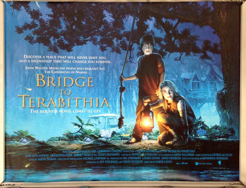 Cinema Poster: BRIDGE TO TERABITHIA 2007 (Main Quad) Robert Patrick Cinema Poster: BRIDGE TO TERABITHIA 2007 (Main Quad) Robert Patrick
