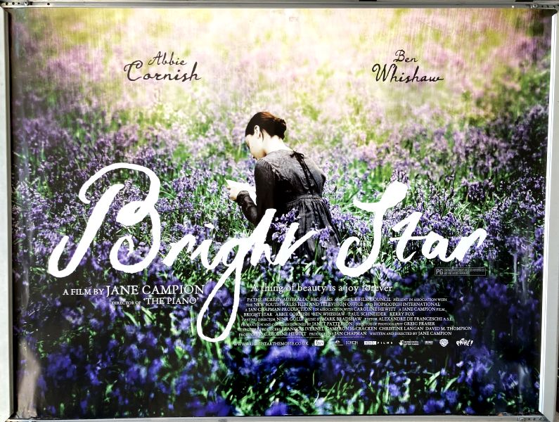 Cinema Poster: BRIGHT STAR 2009 (Quad) Ben Whishaw Abbie Cornish Jane Campion 