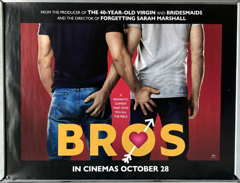 Cinema Poster: BROS 2022 (Quad) Billy Eichner Luke Macfarlane
