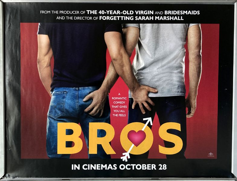 Cinema Poster: BROS 2022 (Quad) Billy Eichner Luke Macfarlane Cinema Poster: BROS 2022 (Quad) Billy Eichner Luke Macfarlane
