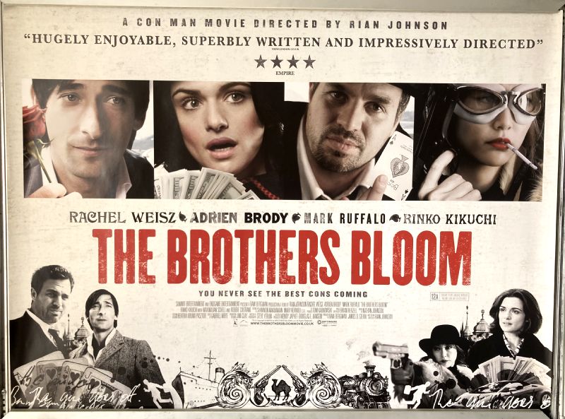 Cinema Poster: BROTHERS BLOOM, THE 2008 (Quad) Adrien Brody Mark Ruffalo