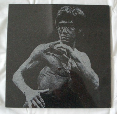 BRUCE LEE - Laser Etched Black Polished Indian Granite