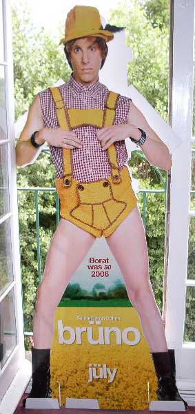 BRUNO: Promotional Cinema Standee
