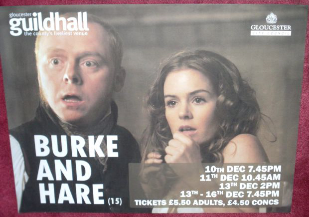 BURKE & HARE: Cinema Specific Quad Film Poster