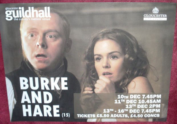 BURKE & HARE: Cinema Specific Quad Film Poster BURKE & HARE: Cinema Specific Quad Film Poster