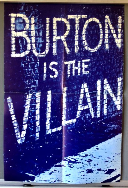 Cinema Poster: VILLAIN 1972 (Double Crown) Richard Burton Ian McShane