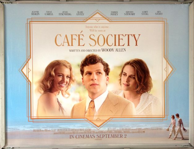 Cinema Poster: CAFE SOCIETY 2016 (Quad) Woody Allen Jesse Eisenberg