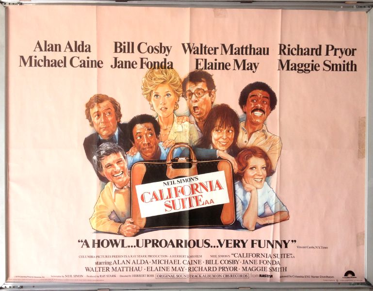 Cinema Poster: CALIFORNIA SUITE 1979 (Quad) Jane Fonda Alan Alda Maggie Smith