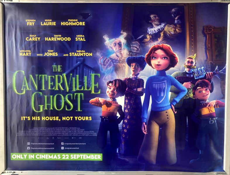 Cinema Poster: CANTERVILLE GHOST, THE 2023 (Quad) Stephen Fry Hugh Laurie Cinema Poster: CANTERVILLE GHOST, THE 2023 (Quad) Stephen Fry Hugh Laurie