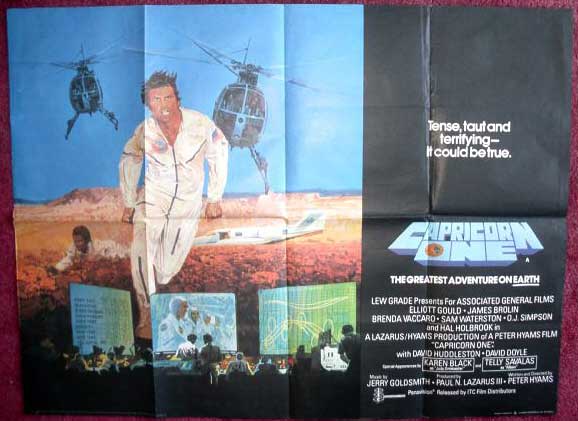 CAPRICORN ONE: Main UK Quad Film Poster