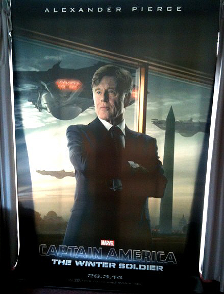 CAPTAIN AMERICA THE WINTER SOLDIER: Alexander Pierce Banner - Robert Redford CAPTAIN AMERICA THE WINTER SOLDIER: Alexander Pierce Banner - Robert Redford