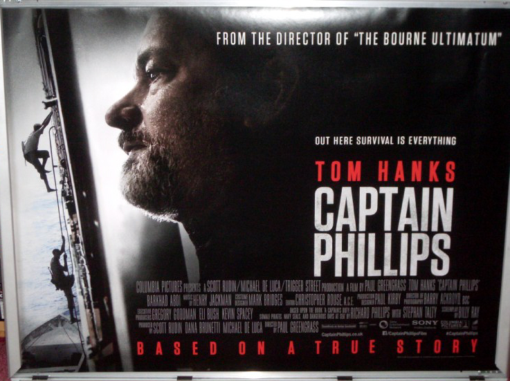 CAPTAIN PHILLIPS: UK Quad Film Poster CAPTAIN PHILLIPS: UK Quad Film Poster