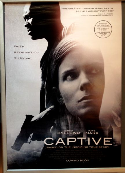 Cinema Poster: CAPTIVE 2015 (One Sheet) Kate Mara David Oyelow Mimi Rogers