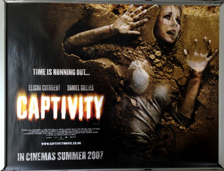 Cinema Poster: CAPTIVITY 2007 (Quad) Elisha Cuthbert Daniel Gillies Cinema Poster: CAPTIVITY 2007 (Quad) Elisha Cuthbert Daniel Gillies