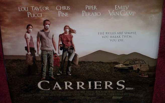 CARRIERS: UK Quad Film Poster CARRIERS: UK Quad Film Poster