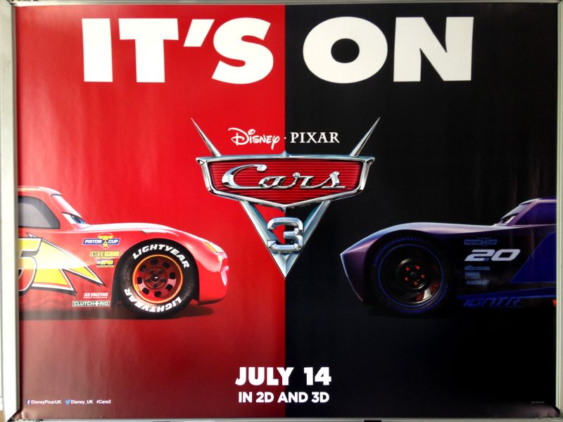 Cinema Poster: CARS 3 2017 (Advance Quad) Owen Wilson Cristela Alonzo