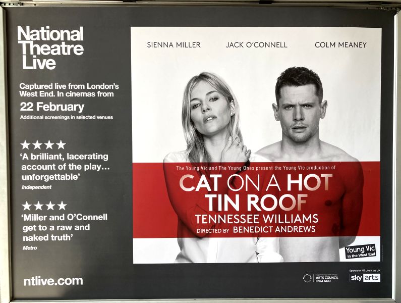 Cinema Poster: CAT ON A HOT TIN ROOF NATIONAL THEATRE LIVE 2017 (Quad) 