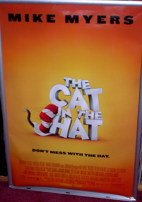 CAT IN THE HAT, THE: Advance One Sheet Film Poster CAT IN THE HAT, THE: Advance One Sheet Film Poster