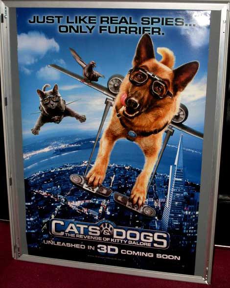 CATS & DOGS 2 THE REVENGE OF KITTY GALORE: One Sheet Film Poster CATS & DOGS 2 THE REVENGE OF KITTY GALORE: One Sheet Film Poster