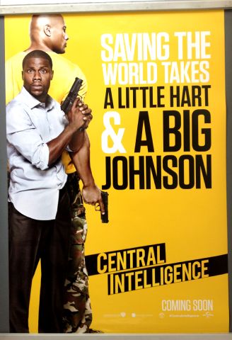 Cinema Poster: CENTRAL INTELLIGENCE 2016 (Left One Sheet) Dwayne Johnson