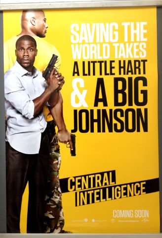 Cinema Poster: CENTRAL INTELLIGENCE 2016 (Left One Sheet) Dwayne Johnson Cinema Poster: CENTRAL INTELLIGENCE 2016 (Left One Sheet) Dwayne Johnson