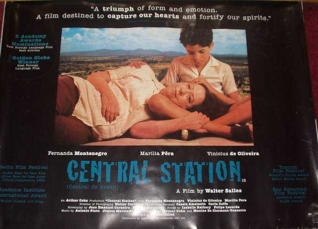 CENTRAL STATION: UK Quad Film Poster CENTRAL STATION: UK Quad Film Poster