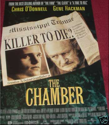 CHAMBER, THE: Main One Sheet Film Poster CHAMBER, THE: Main One Sheet Film Poster
