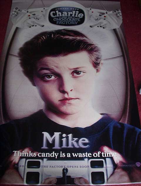 CHARLIE AND THE CHOCOLATE FACTORY: Mike Teavee Cinema Banner