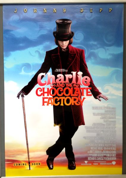 Cinema Poster: CHARLIE AND THE CHOCOLATE FACTORY 2005 (Advance One Sheet)