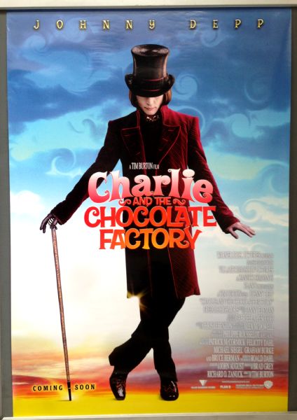 Cinema Poster: CHARLIE AND THE CHOCOLATE FACTORY 2005 (Advance One Sheet) Cinema Poster: CHARLIE AND THE CHOCOLATE FACTORY 2005 (Advance One Sheet)
