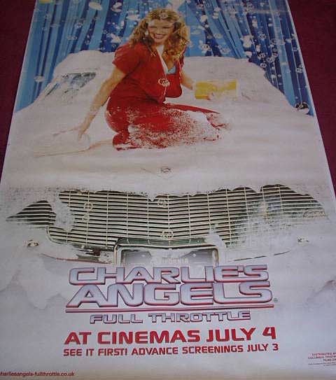 CHARLIE'S ANGELS 2: Drew Barrymore Bus Shelter/Adshell Poster