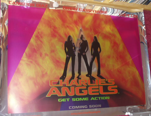 CHARLIE'S ANGELS: Foil Main UK Quad Film Poster
