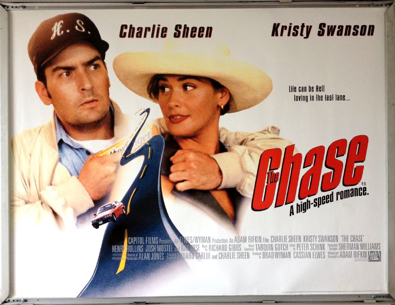 Cinema Poster: CHASE, THE 1994 (Quad) Charlie Sheen Kristy Swanson Henry Rollins Cinema Poster: CHASE, THE 1994 (Quad) Charlie Sheen Kristy Swanson Henry Rollins