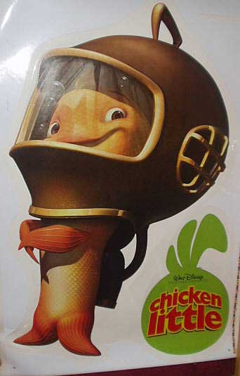 CHICKEN LITTLE: Fish Cinema Cling