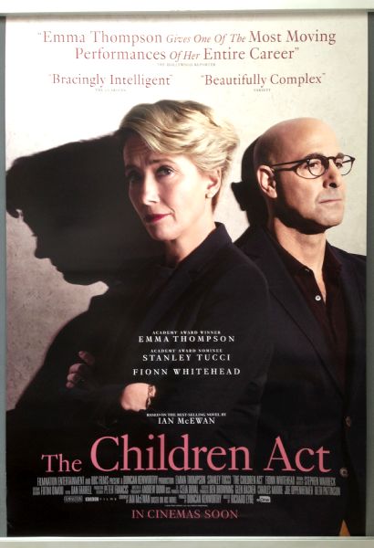 Cinema Poster: CHILDREN ACT, THE 2018 (One Sheet) Emma Thompson Cinema Poster: CHILDREN ACT, THE 2018 (One Sheet) Emma Thompson