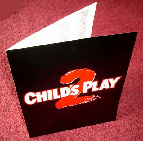 CHILD'S PLAY 2: Promotional Foldout
