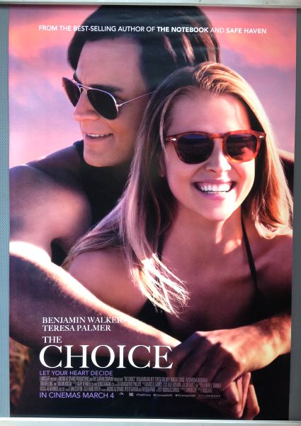 Cinema Poster: CHOICE, THE 2016 (One Sheet) Benjamin Walker Teresa Palmer Alexandra Daddario