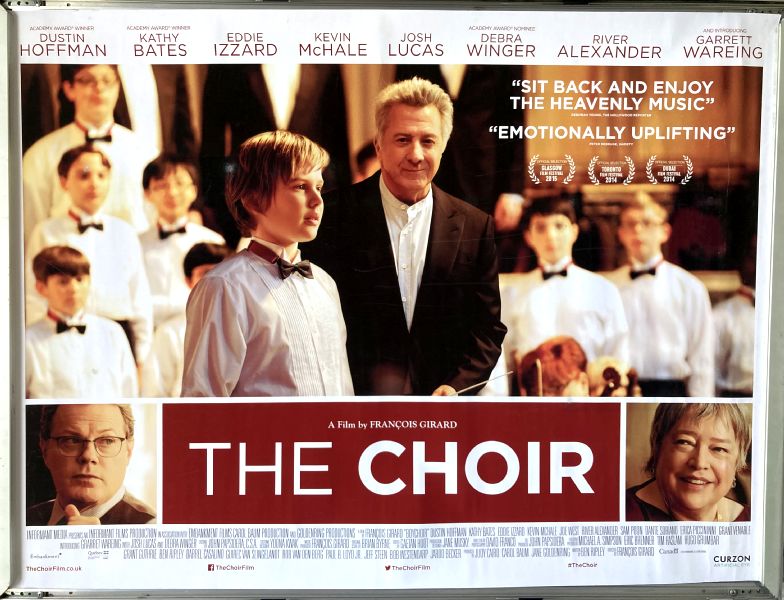 Cinema Poster: CHOIR, THE 2014 (Quad) Dustin Hoffman Kathy Bates Eddie Izzard Cinema Poster: CHOIR, THE 2014 (Quad) Dustin Hoffman Kathy Bates Eddie Izzard