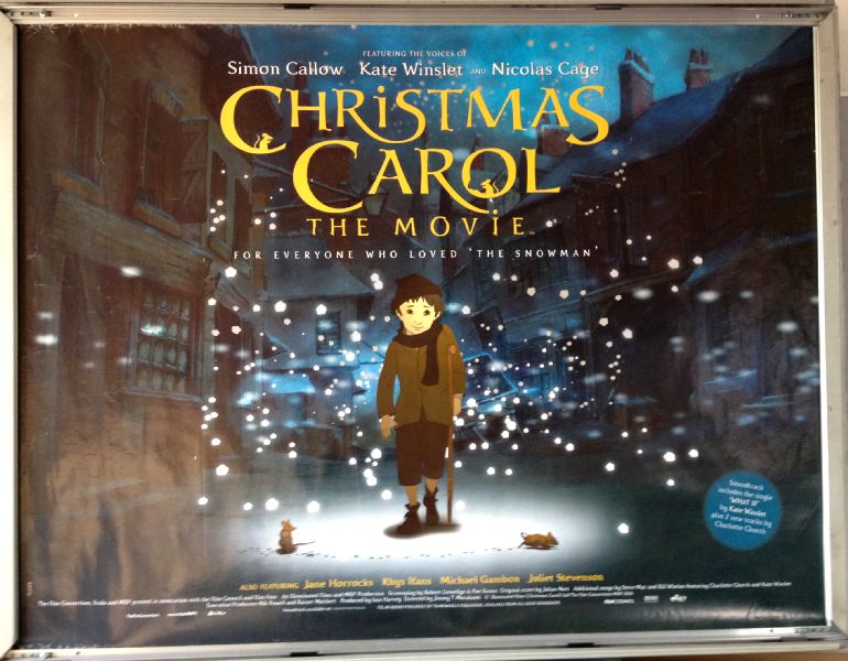 Cinema Poster: CHRISTMAS CAROL THE MOVIE 2001 (Quad) Simon Callow Kate Winslet Cinema Poster: CHRISTMAS CAROL THE MOVIE 2001 (Quad) Simon Callow Kate Winslet